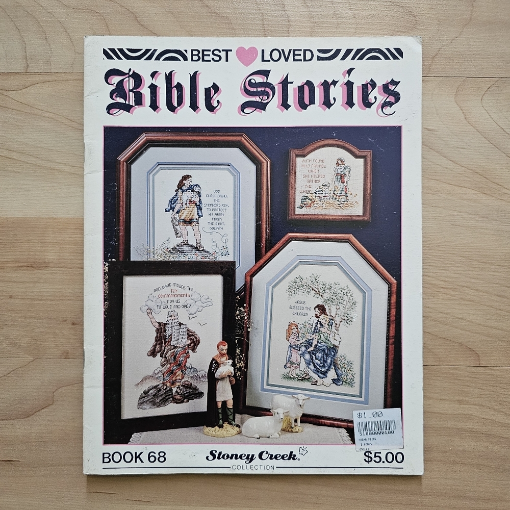 Leaflet Cross Stitch Stoney Creek "Best Loved Bible Stories"